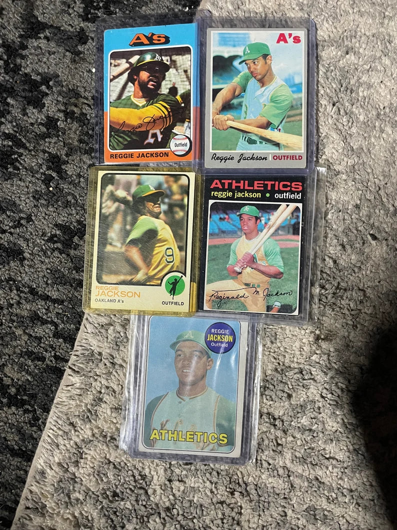 Reggie Jackson 5-Card Lot