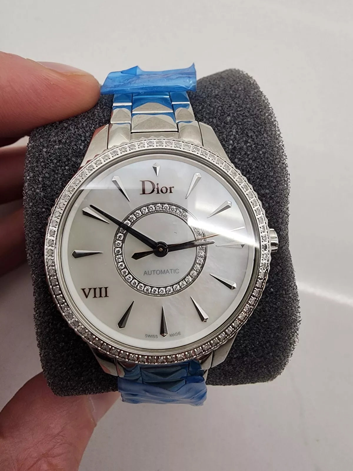 Christian Dior Women’s Montaigne VIII Stainless Steel Automatic Diamonds Watch