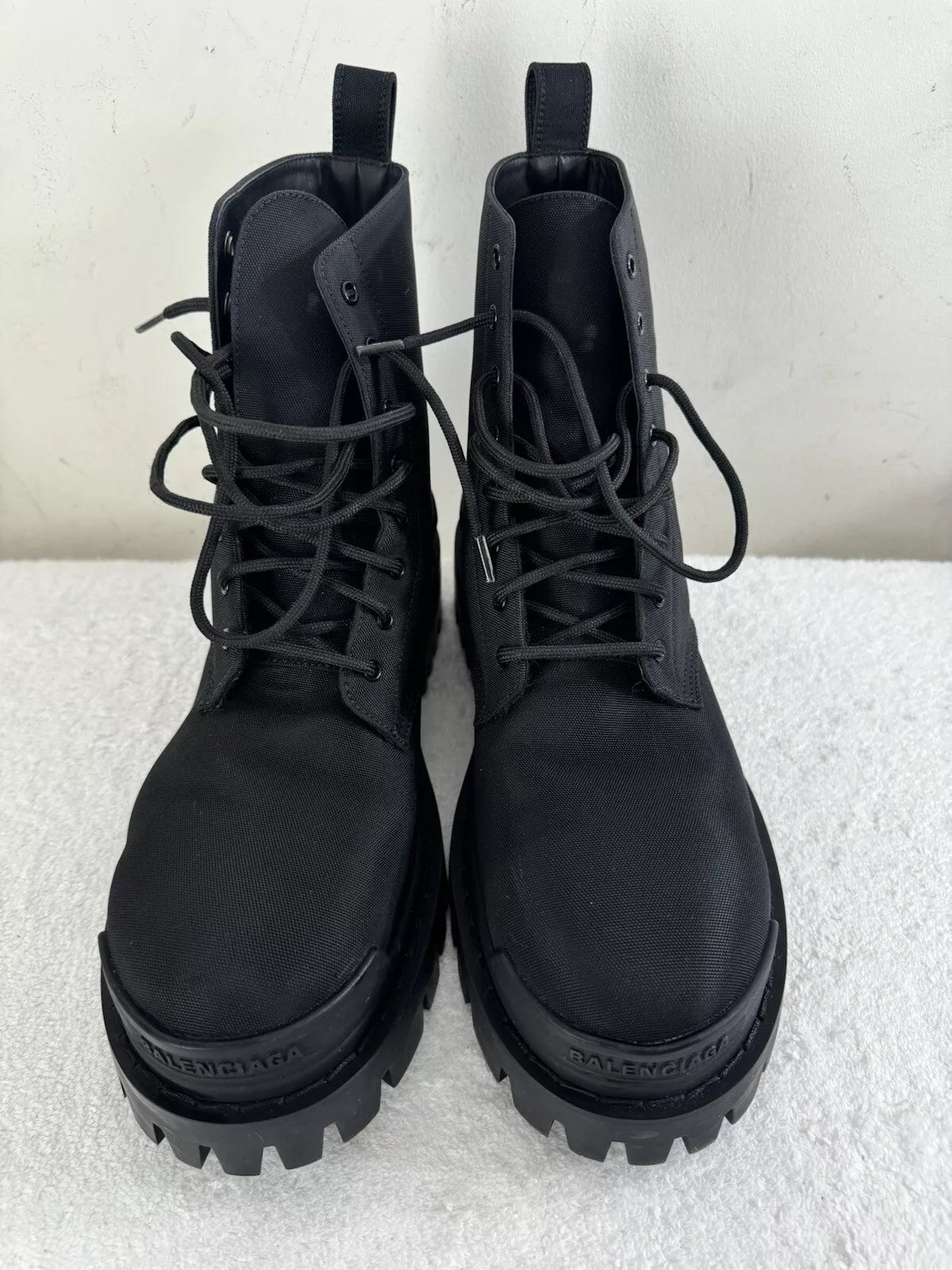 Balenciaga Black Strike Boots