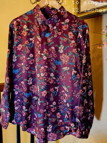 Gucci Floral Silk Button-Down Shirt