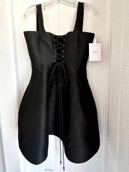 Dior Black Corset Tank Dress