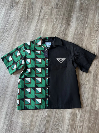 Prada Double Match Button-Up