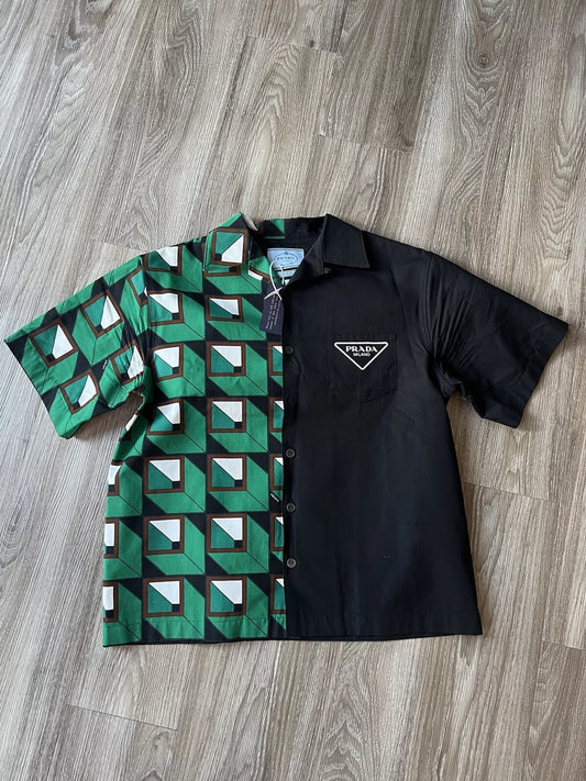 Prada Double Match Button-Up