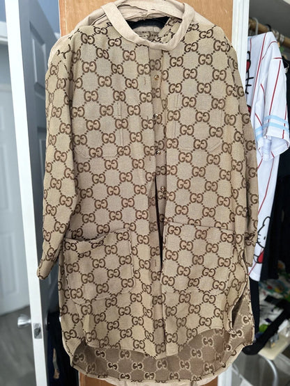 Gucci Maxi GG Canvas Shirt