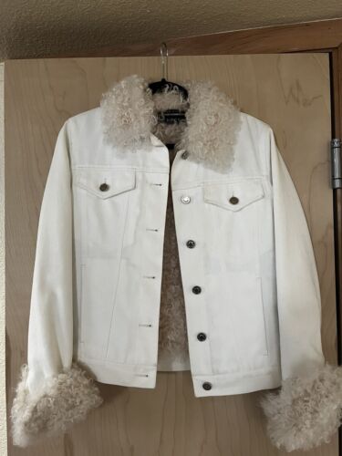 Tom Ford for Gucci Women's  White Denim Lambskin Jacket