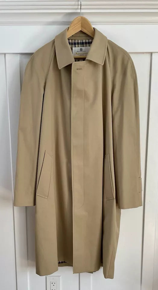 Aquascutum X Supreme Single-Breasted Trench Coat