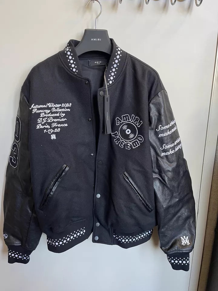 AMIRI x Premier Records Varsity Jacket