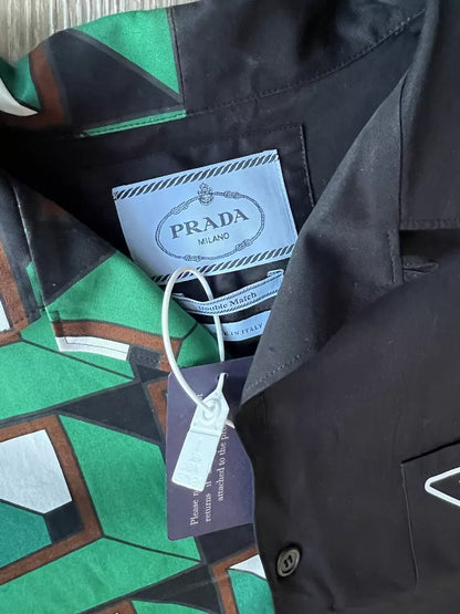 Prada Double Match Button-Up