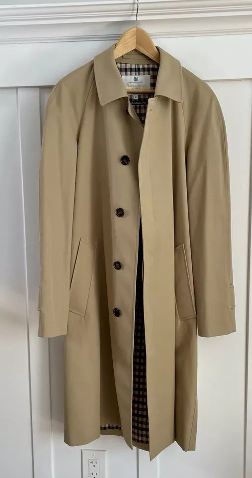 Aquascutum X Supreme Single-Breasted Trench Coat