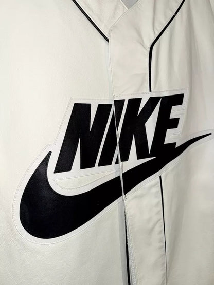 Supreme x Nike Leather Baseball Jersey