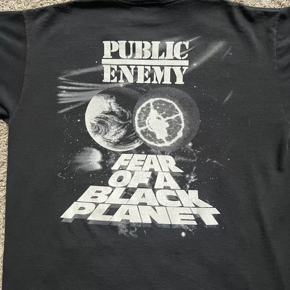 Vintage 1990 Public Enemy Fear of a Black Planet T-shirt