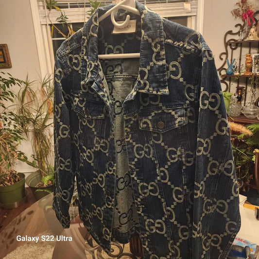 vintage Gucci Large Monogram Jacket