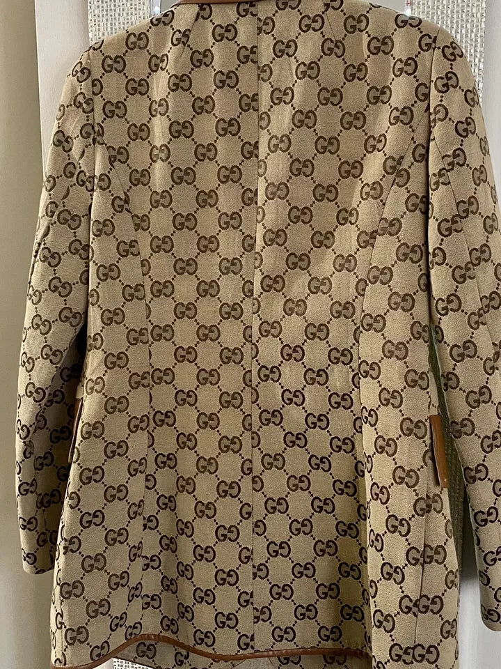 Gucci x Balenciaga "The Hacker Project" Hourglass GG Jacket