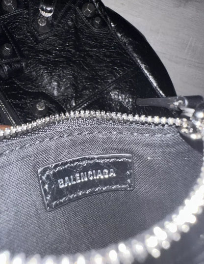 Black Balenciaga Le Cagole Medium Messenger Bag