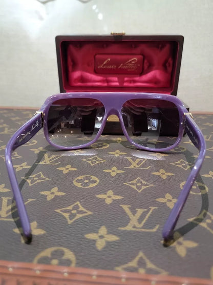 Louis Vuitton Pharrell Williams Nigo Purple Millionaire Sunglasses