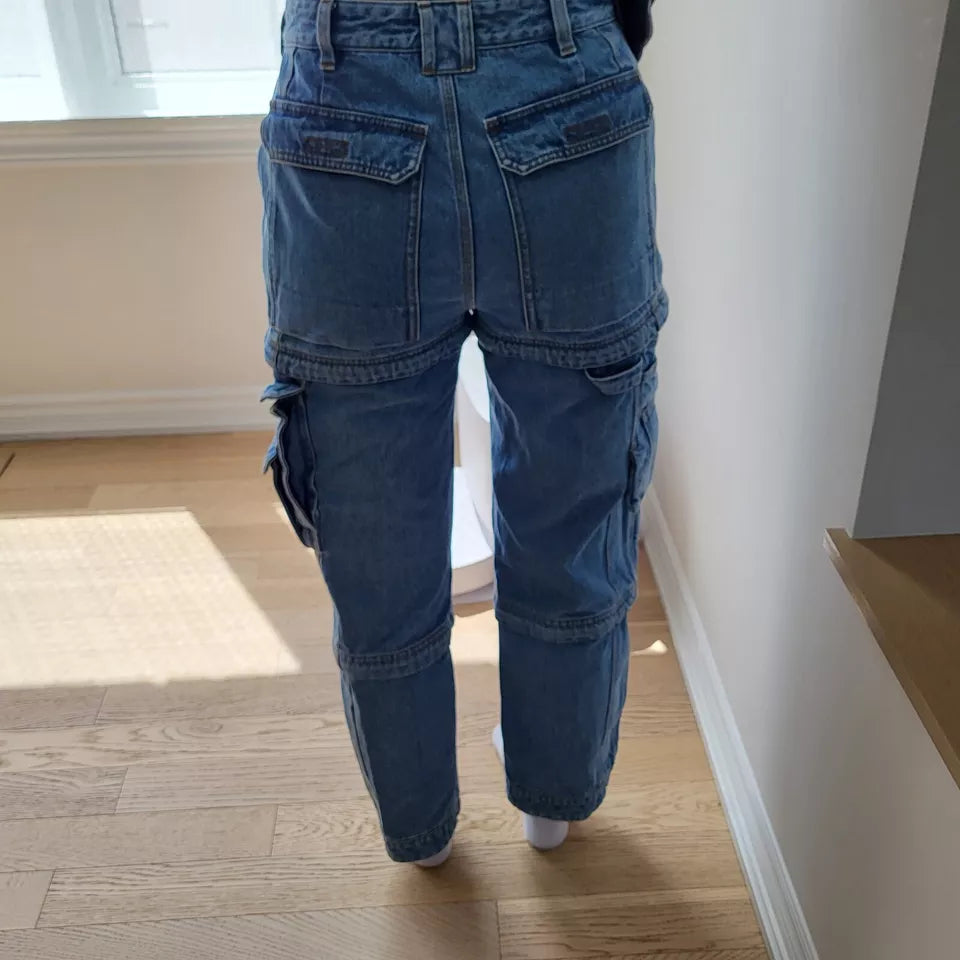 Balenciaga Women Convertible Denim Jeans