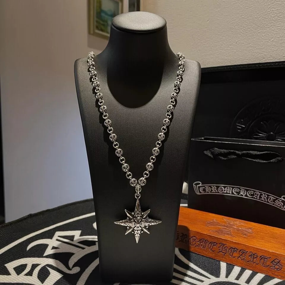 Chrome Hearts Cross Pendant Necklace