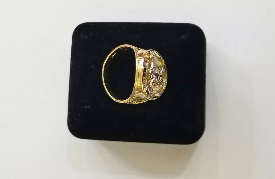 10K Yellow Gold Men's Ring