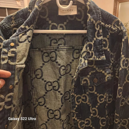 vintage Gucci Large Monogram Jacket