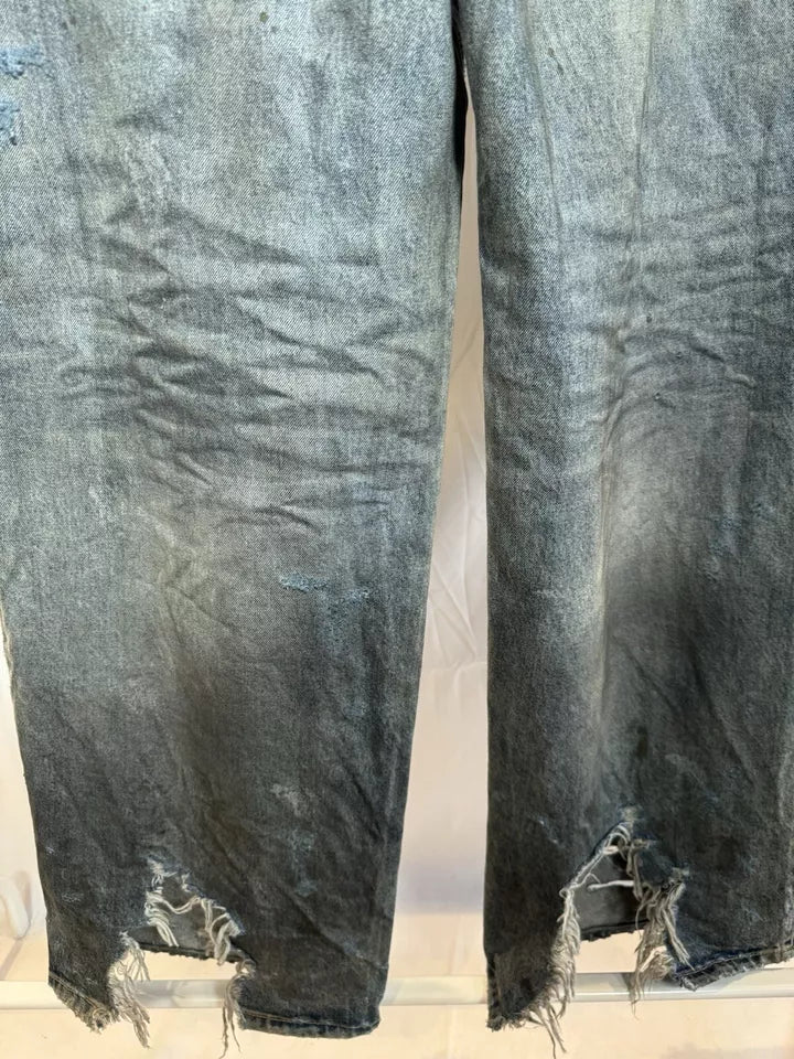 Balenciaga Destroyed Baggy Denim