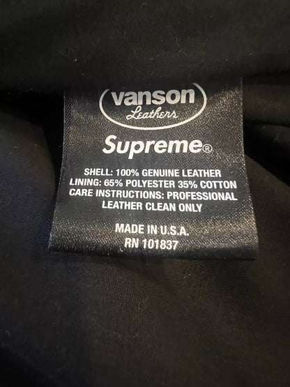 Supreme Vanson Star Jacket