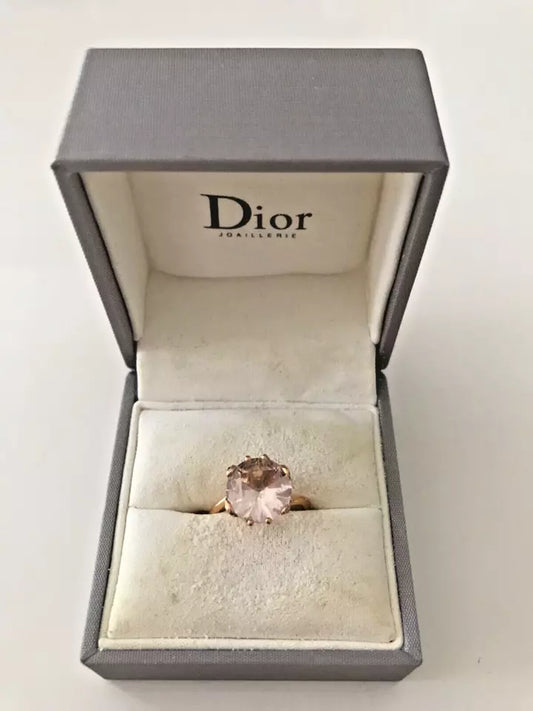 Christian Dior  Morganite and Diamonds Ring