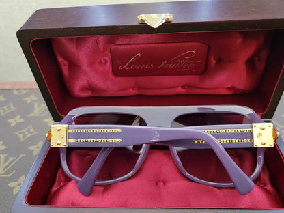 Louis Vuitton Pharrell Williams Nigo Purple Millionaire Sunglasses