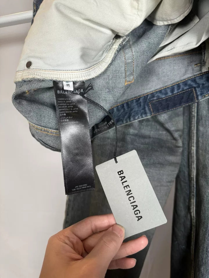 Balenciaga Destroyed Baggy Denim