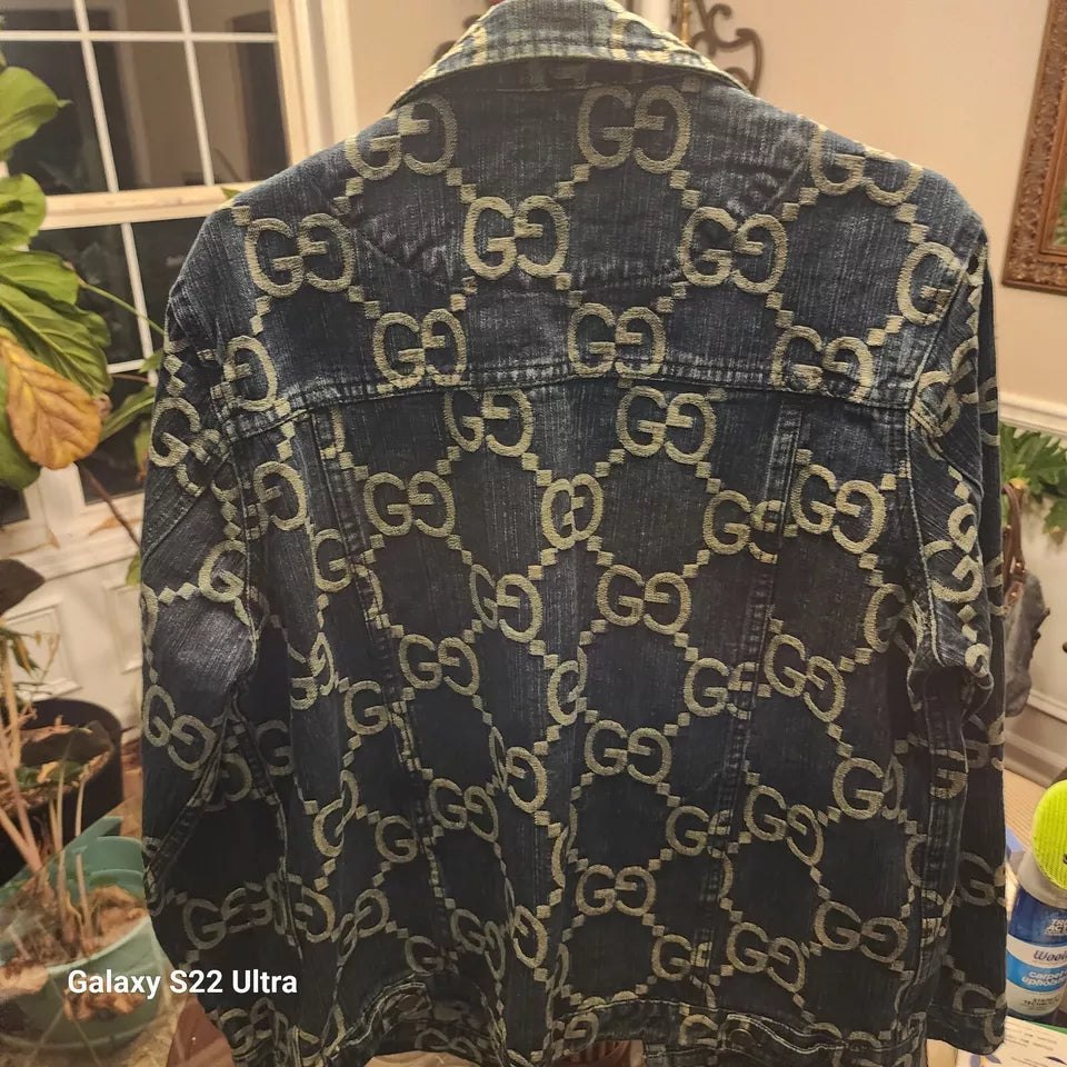 vintage Gucci Large Monogram Jacket