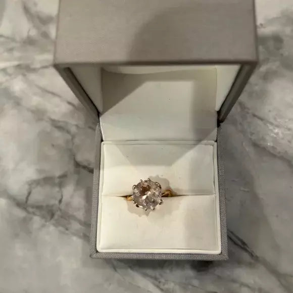 Christian Dior "Oui" Morganite &amp; Diamond Ring