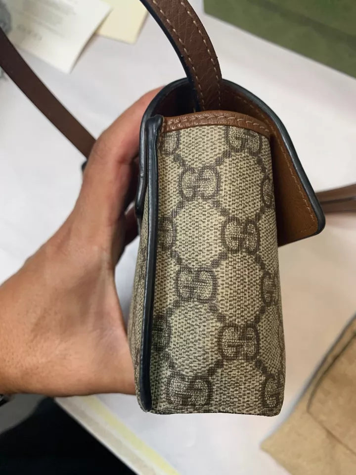 Gucci Padlock Mini GG Logo Monogram Bag