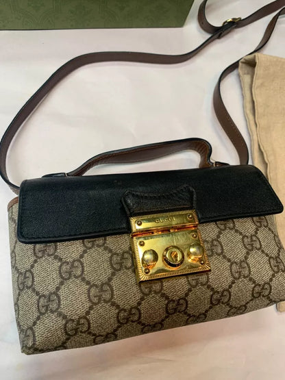 Gucci Padlock Mini GG Logo Monogram Bag