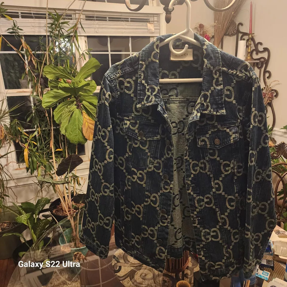 vintage Gucci Large Monogram Jacket