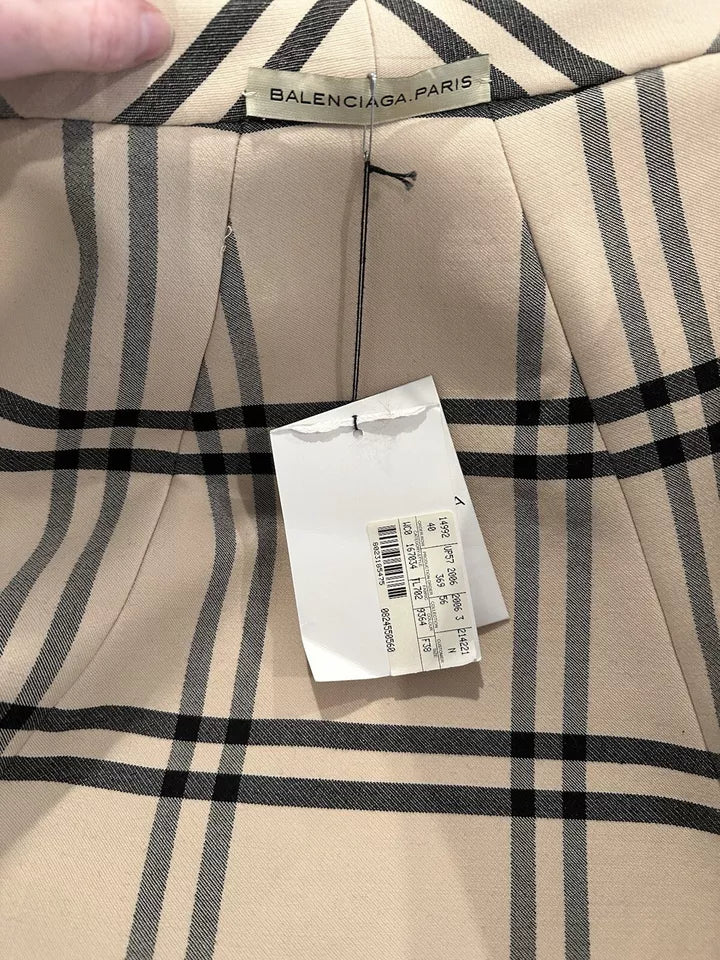 Balenciaga Plaid Jacket